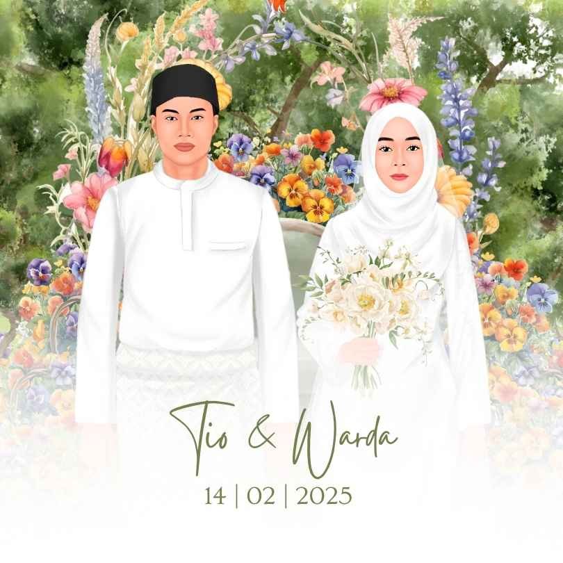 The Wedding of Tio & Warda