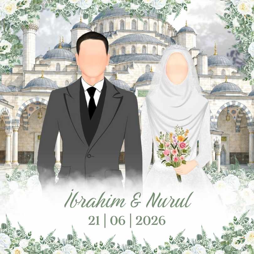 İbrahim ve Nurul’un düğünü